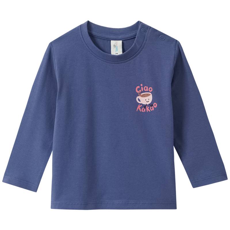 Baby Langarmshirt mit Frühstücks-Print von Topomini