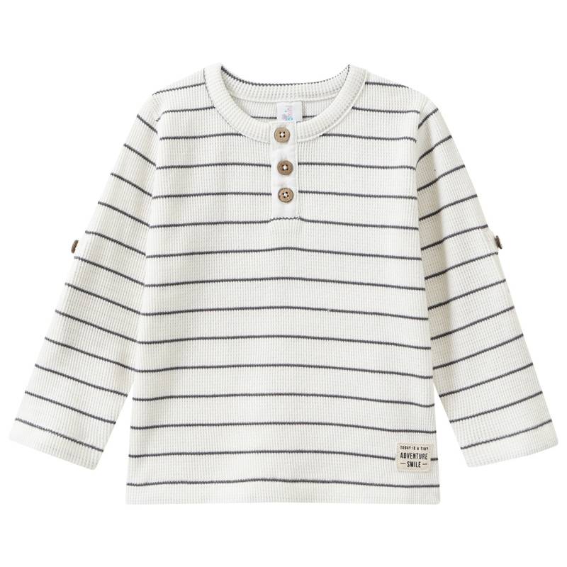 Baby Langarmshirt mit Knopfleiste Baby Langarmshirt mit Knopfleiste von Topomini