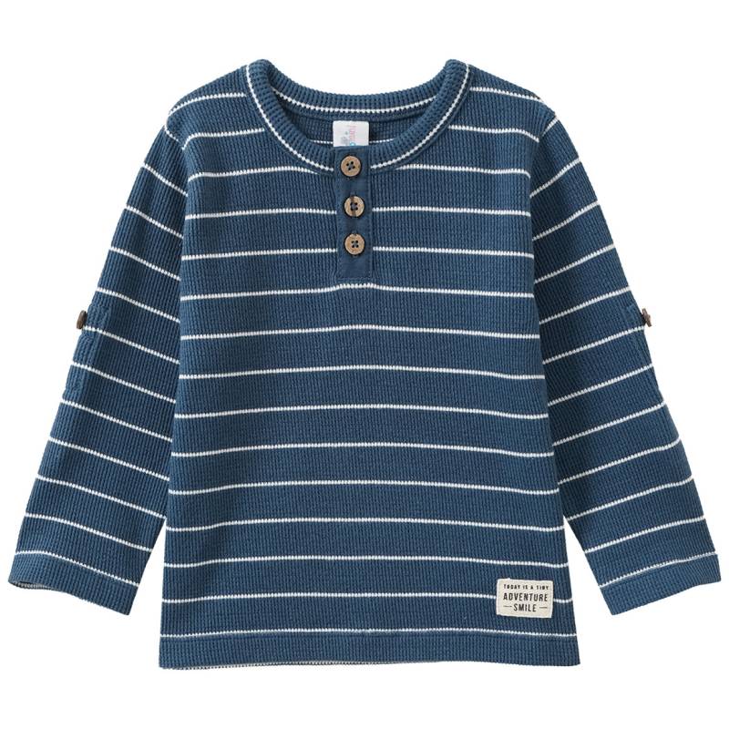 Baby Langarmshirt mit Knopfleiste von Topomini