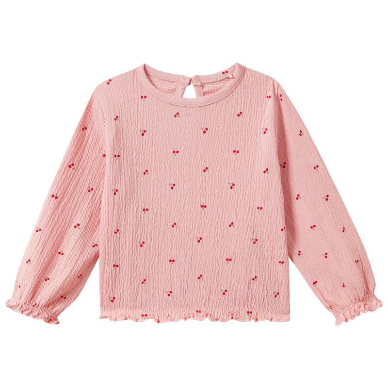 Baby Langarmshirt mit Krepp-Struktur von Topomini