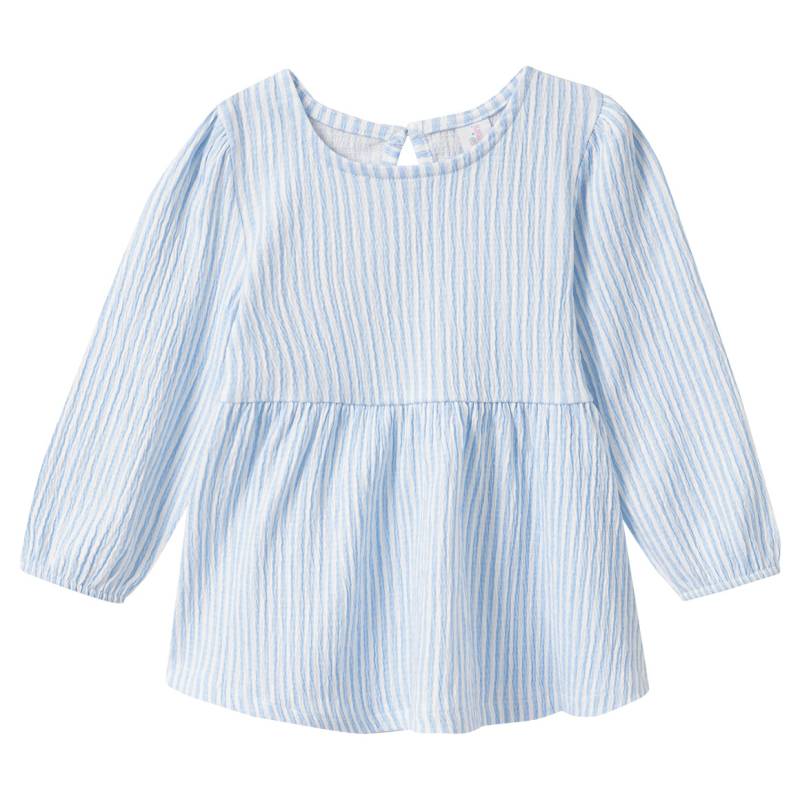 Baby Langarmshirt mit Krepp-Struktur von Topomini