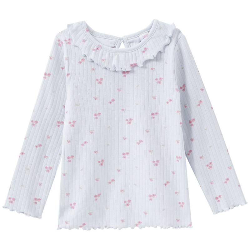 Baby Langarmshirt mit Millefleur-Muster Baby Langarmshirt mit Millefleur-Muster von Topomini