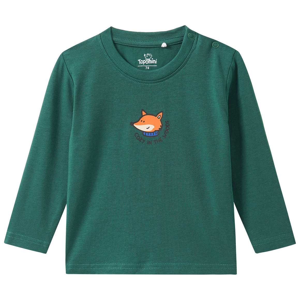 Baby Langarmshirt mit Print von Topomini