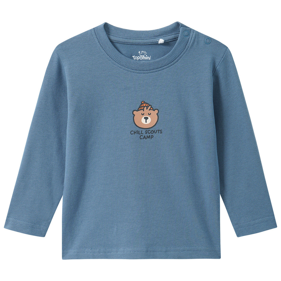 Baby Langarmshirt mit Print von Topomini