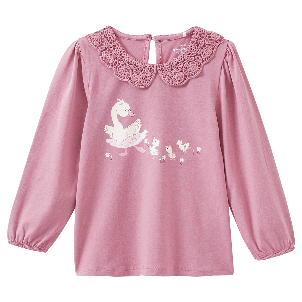 Baby Langarmshirt mit Print von Topomini