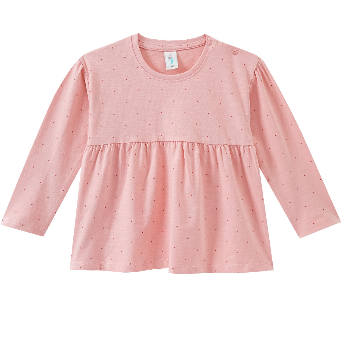 Baby Langarmshirt mit Pünktchen von Topomini