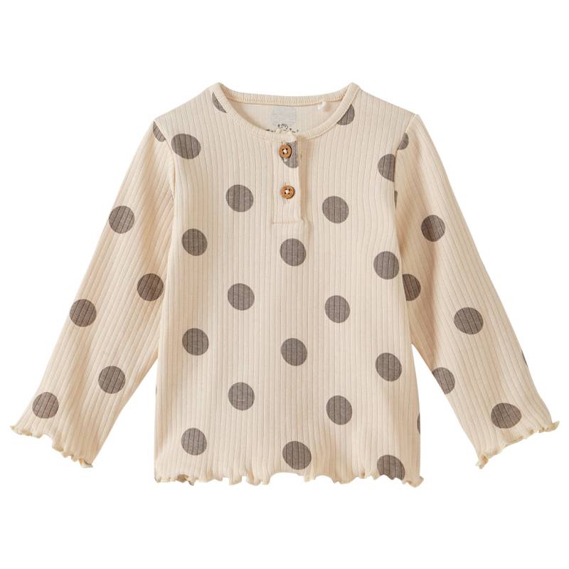Baby Langarmshirt mit Punkten allover von Topomini