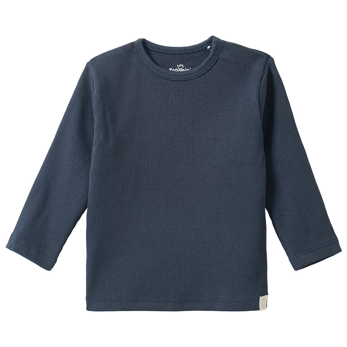 Baby Langarmshirt mit Ripp-Struktur von Topomini