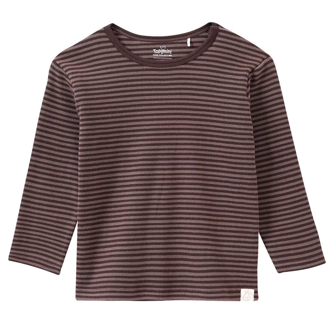 Baby Langarmshirt mit Ripp-Struktur Baby Langarmshirt mit Ripp-Struktur von Topomini