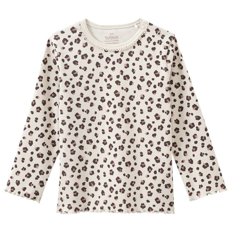 Baby Langarmshirt mit Ripp-Struktur von Topomini