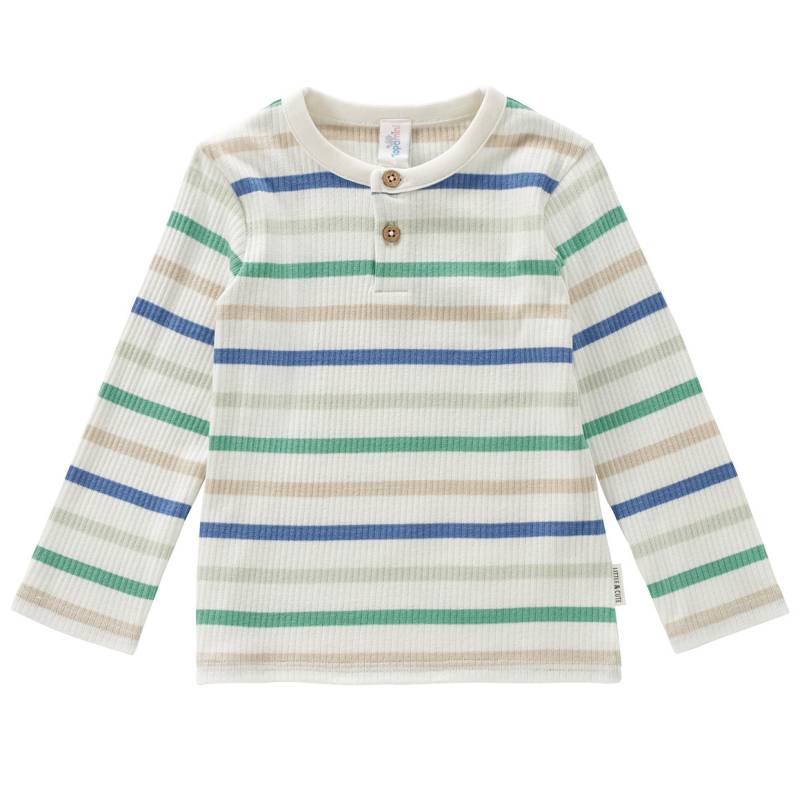 Baby Langarmshirt mit Rippstruktur von Topomini