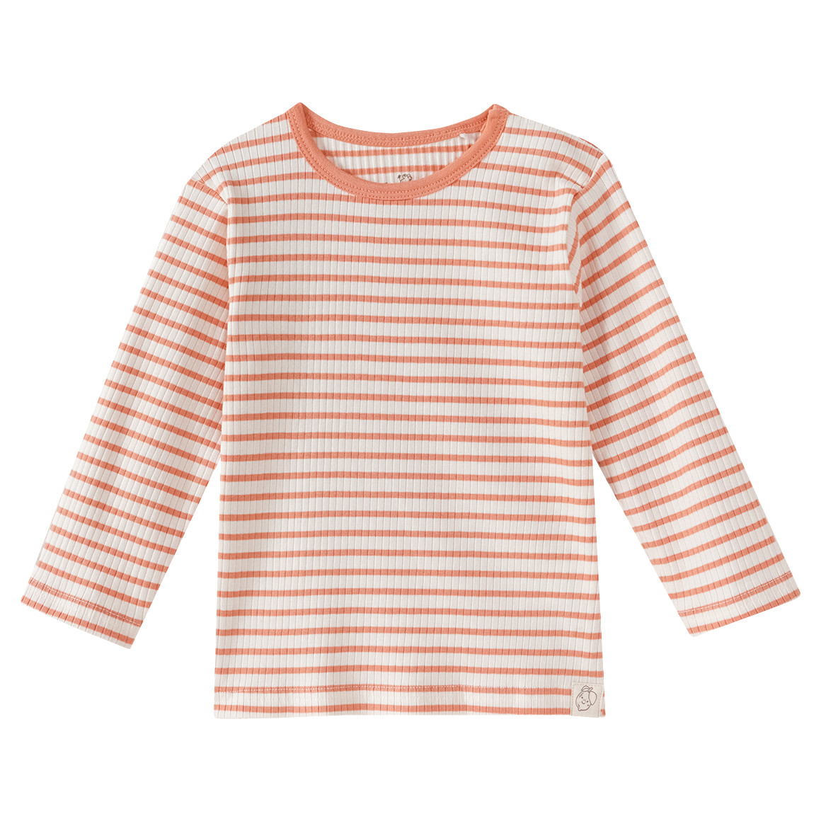 Baby Langarmshirt mit Rippstruktur von Topomini