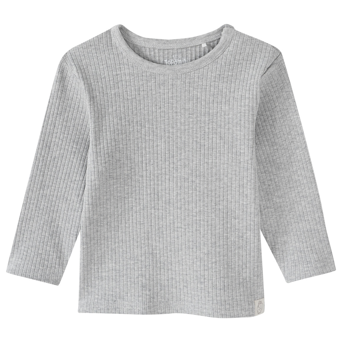 Baby Langarmshirt mit Rippstruktur von Topomini