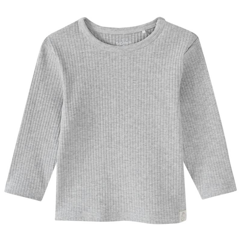Baby Langarmshirt mit Rippstruktur von Topomini