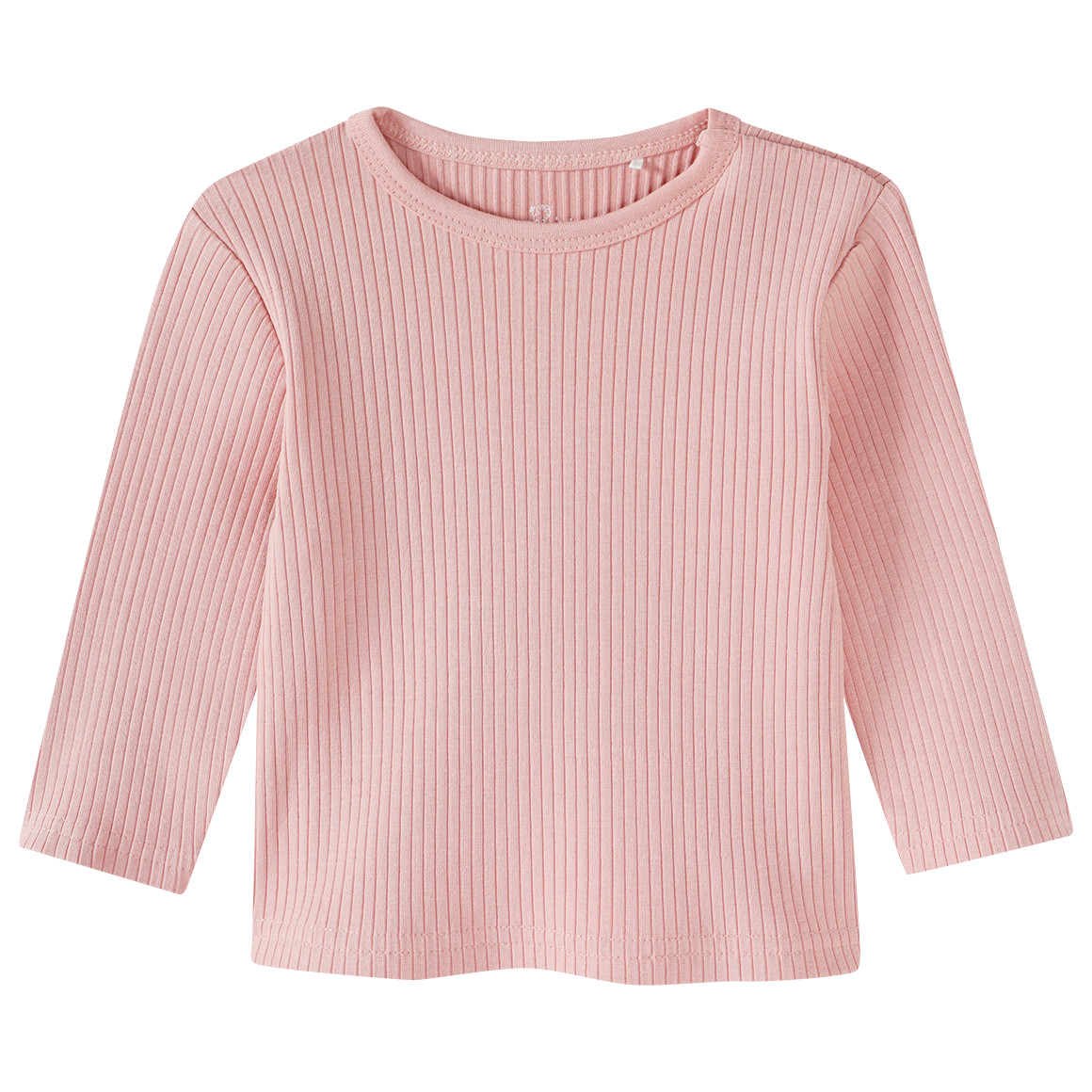 Baby Langarmshirt mit Rippstruktur Baby Langarmshirt mit Rippstruktur von Topomini