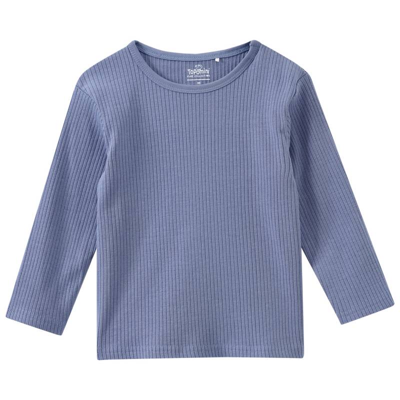 Baby Langarmshirt mit Rippstruktur von Topomini