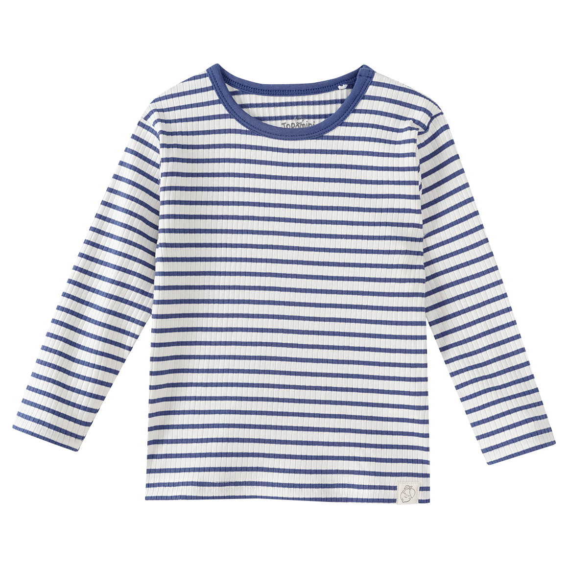 Baby Langarmshirt mit Rippstruktur Baby Langarmshirt mit Rippstruktur von Topomini