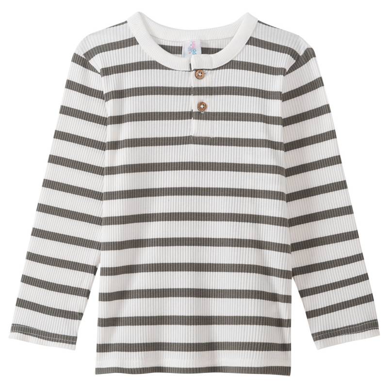 Baby Langarmshirt mit Rippstruktur von Topomini