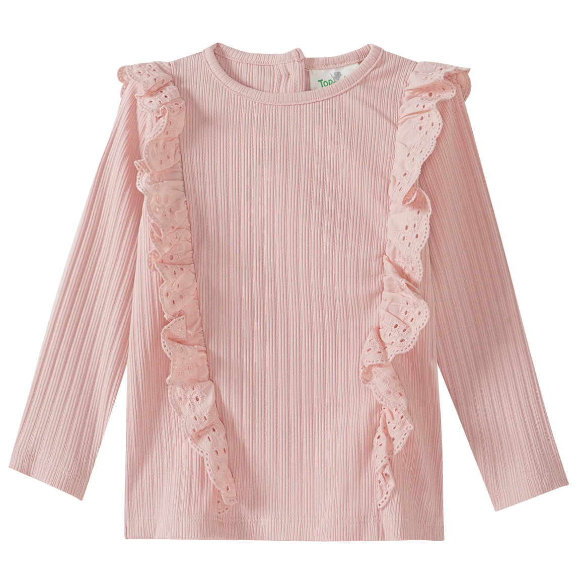 Baby Langarmshirt mit Rippstruktur Baby Langarmshirt mit Rippstruktur von Topomini