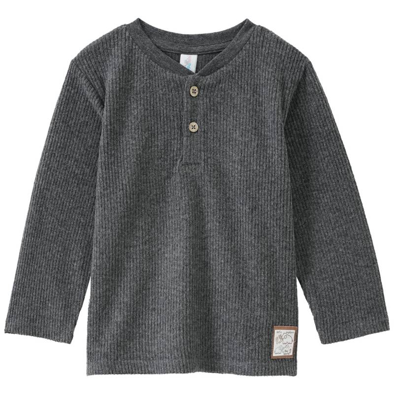 Baby Langarmshirt mit Rippstruktur Baby Langarmshirt mit Rippstruktur von Topomini