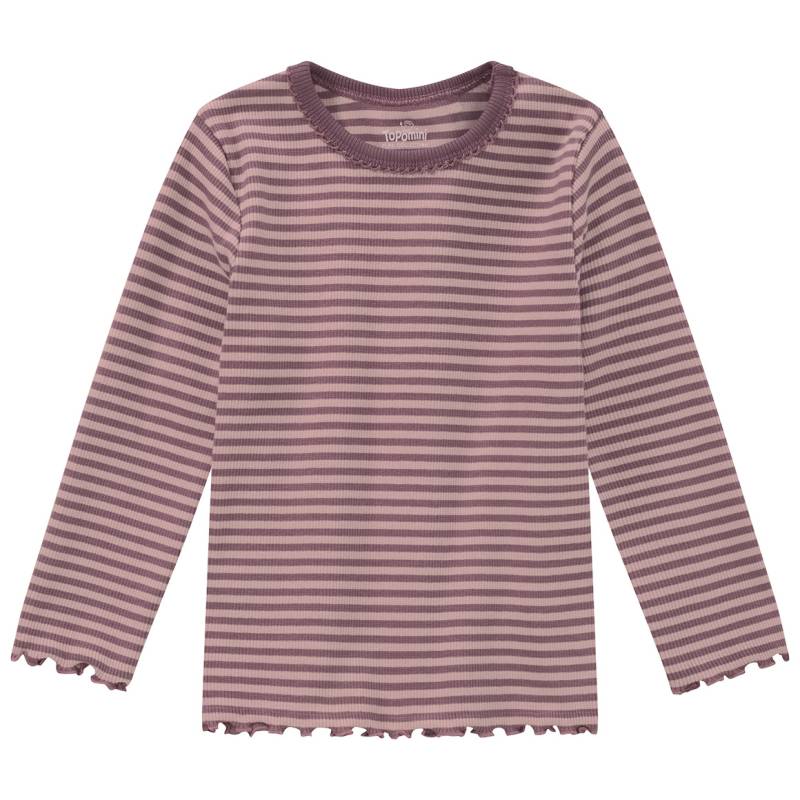 Baby Langarmshirt mit Rippstruktur von Topomini