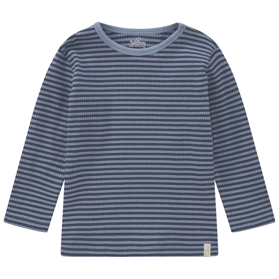 Baby Langarmshirt mit Rippstruktur von Topomini