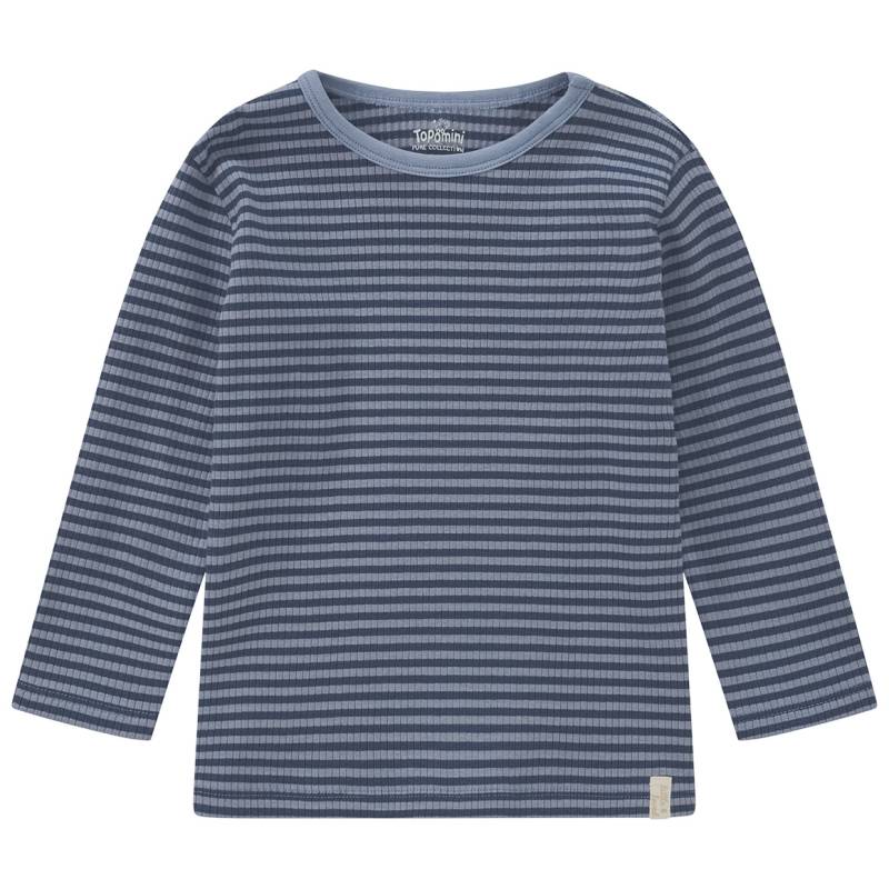 Baby Langarmshirt mit Rippstruktur Baby Langarmshirt mit Rippstruktur von Topomini