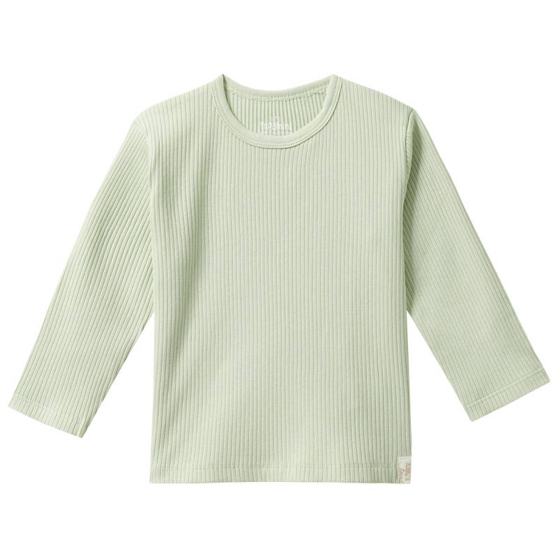 Baby Langarmshirt mit Rippstruktur Baby Langarmshirt mit Rippstruktur von Topomini