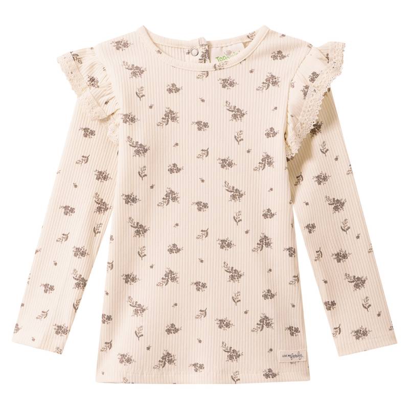 Baby Langarmshirt mit Rippstruktur Baby Langarmshirt mit Rippstruktur von Topomini