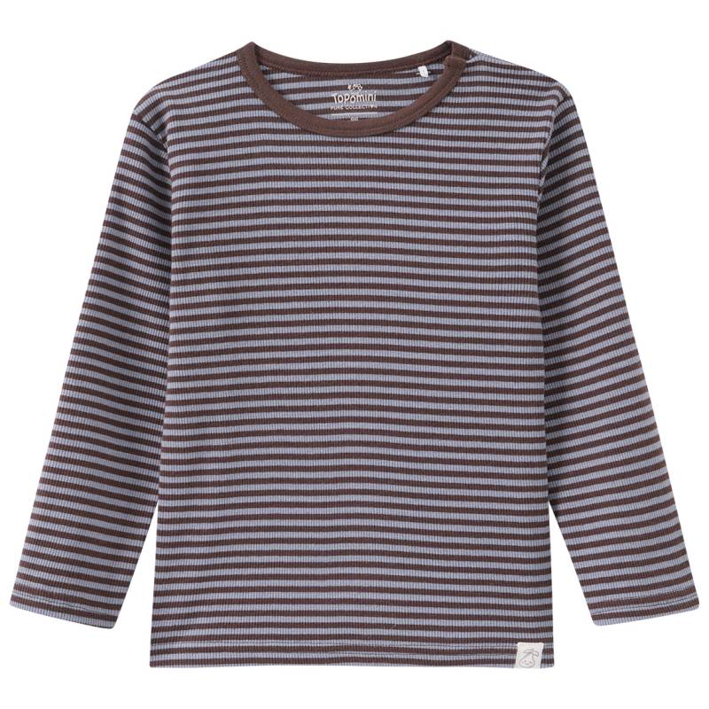 Baby Langarmshirt mit Rippstruktur Baby Langarmshirt mit Rippstruktur von Topomini