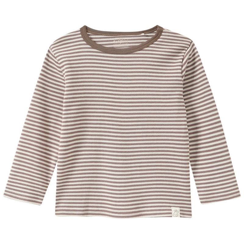 Baby Langarmshirt mit Rippstruktur Baby Langarmshirt mit Rippstruktur von Topomini