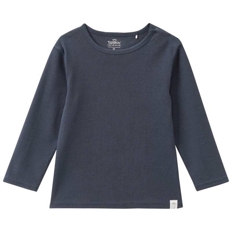 Baby Langarmshirt mit Rippstruktur Baby Langarmshirt mit Rippstruktur von Topomini