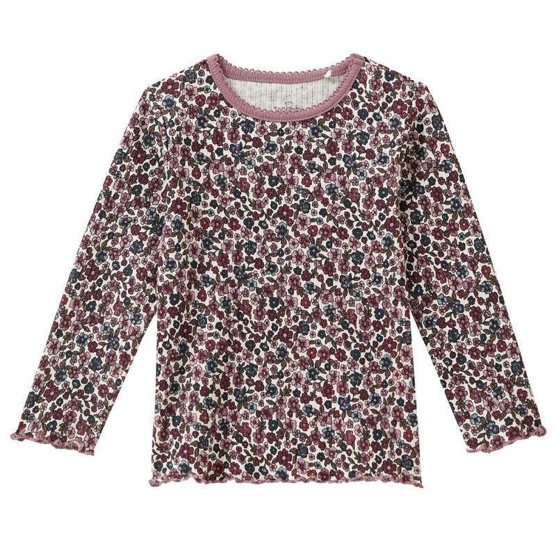Baby Langarmshirt mit Rippstruktur Baby Langarmshirt mit Rippstruktur von Topomini