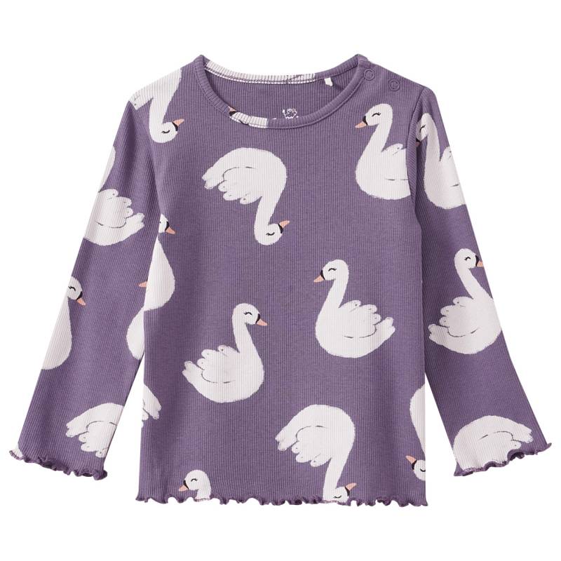 Baby Langarmshirt mit Rippstruktur Baby Langarmshirt mit Rippstruktur von Topomini