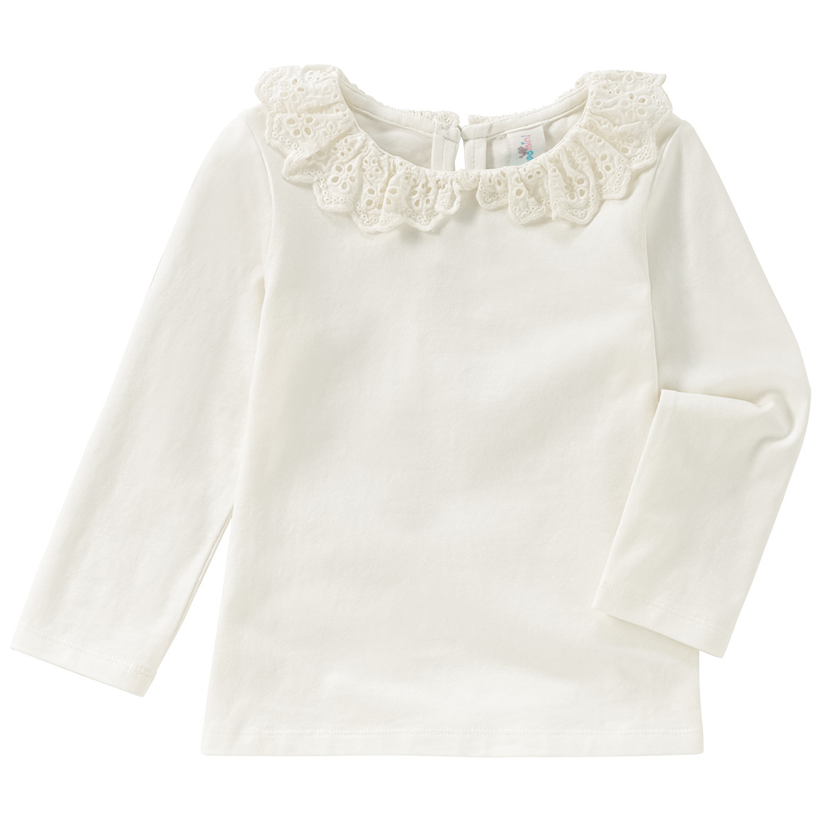 Baby Langarmshirt mit Spitzenkragen Baby Langarmshirt mit Spitzenkragen von Topomini