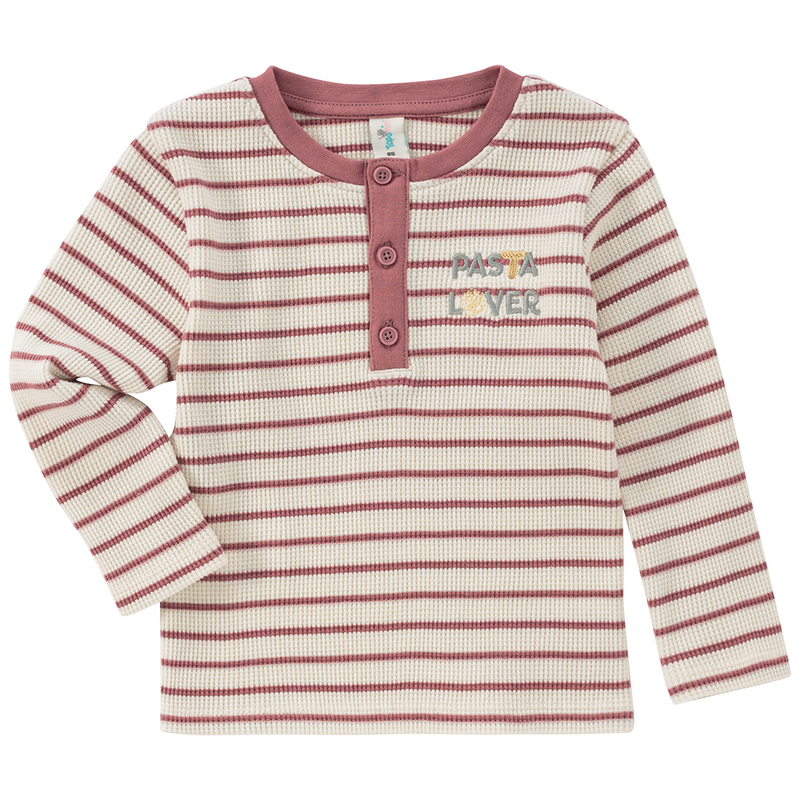 Baby Langarmshirt mit Stickerei von Topomini