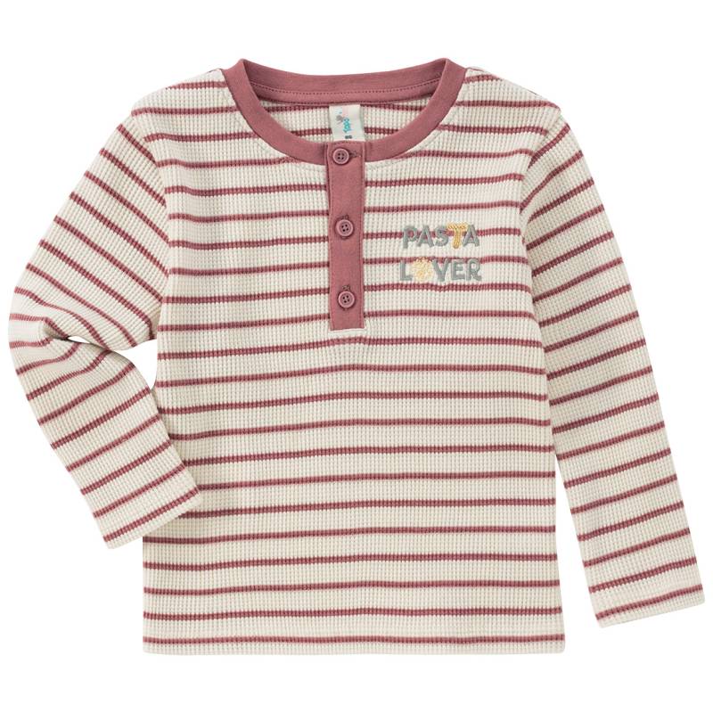Baby Langarmshirt mit Stickerei von Topomini