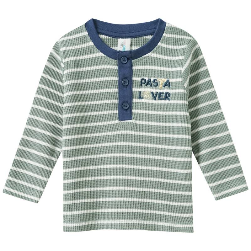 Baby Langarmshirt mit Stickerei von Topomini