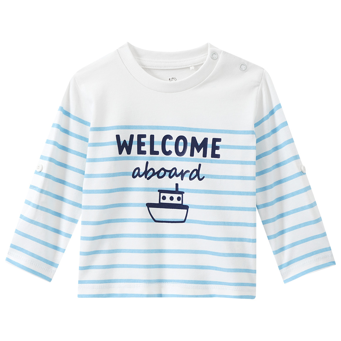 Baby Langarmshirt mit Streifen Baby Langarmshirt mit Streifen von Topomini