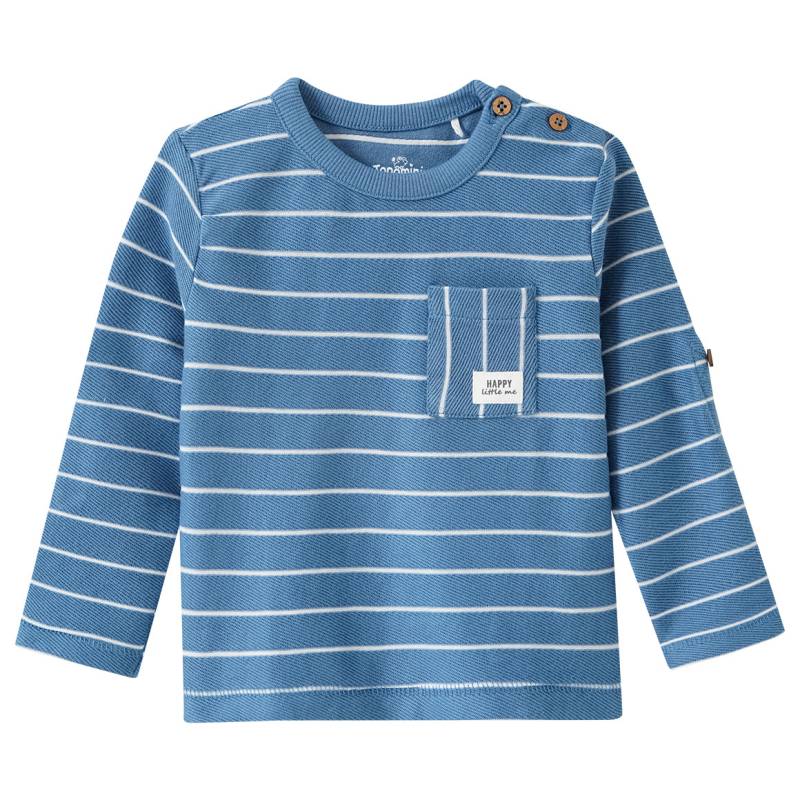 Baby Langarmshirt mit Struktur-Optik von Topomini