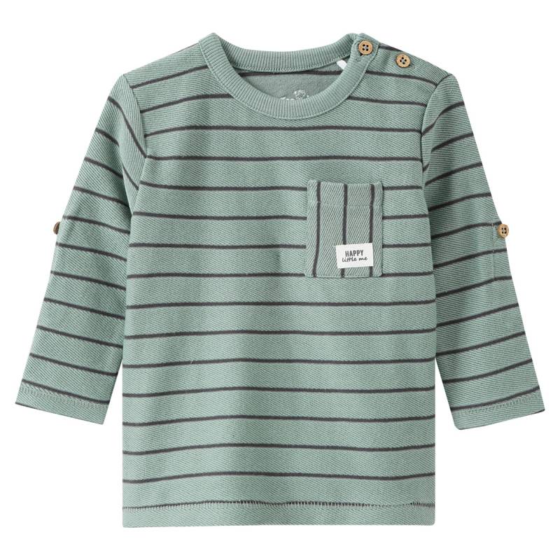 Baby Langarmshirt mit Struktur-Optik von Topomini