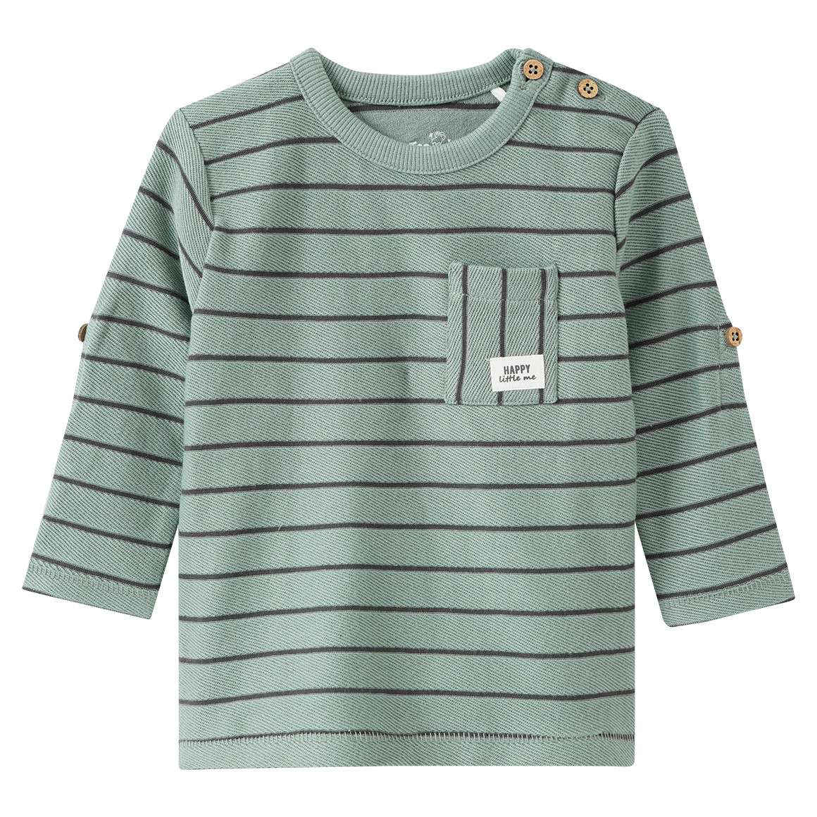 Baby Langarmshirt mit Struktur-Optik von Topomini