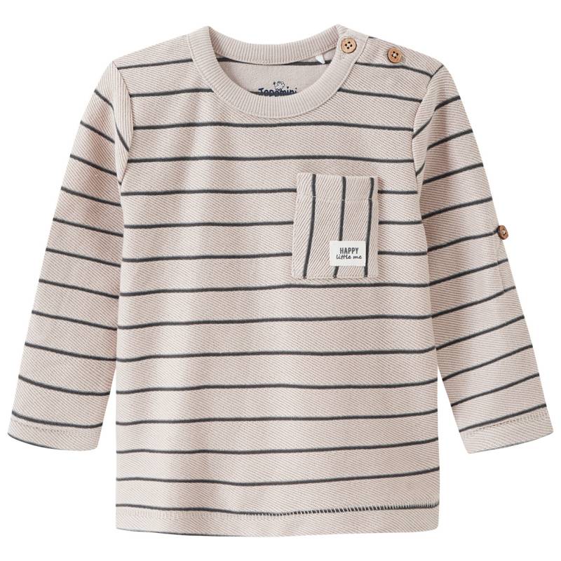 Baby Langarmshirt mit Struktur-Optik von Topomini