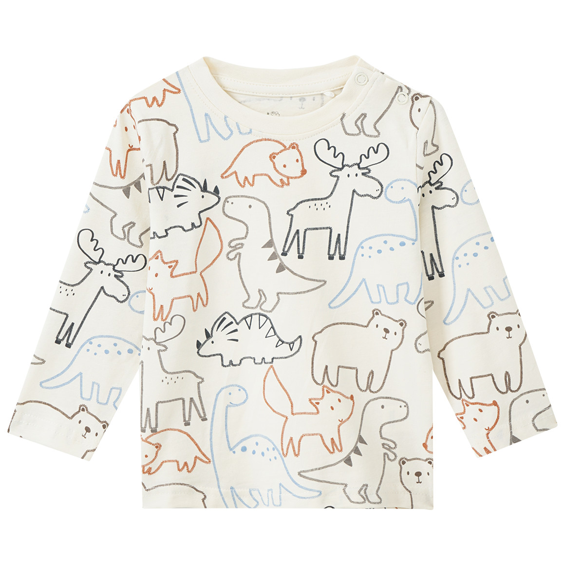 Baby Langarmshirt mit Tier-Motiven von Topomini