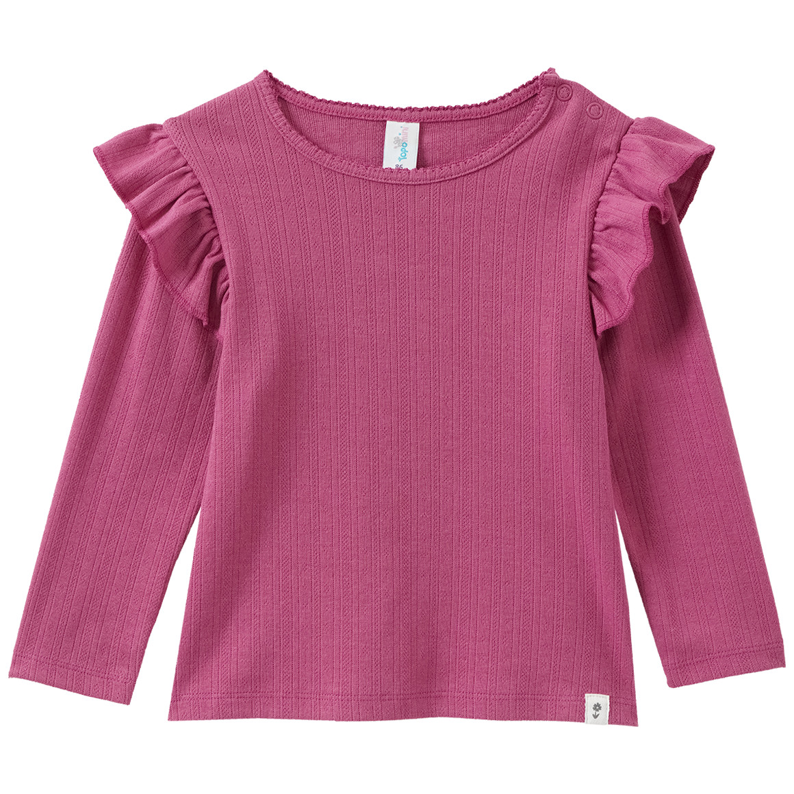 Baby Langarmshirt mit Volants von Topomini