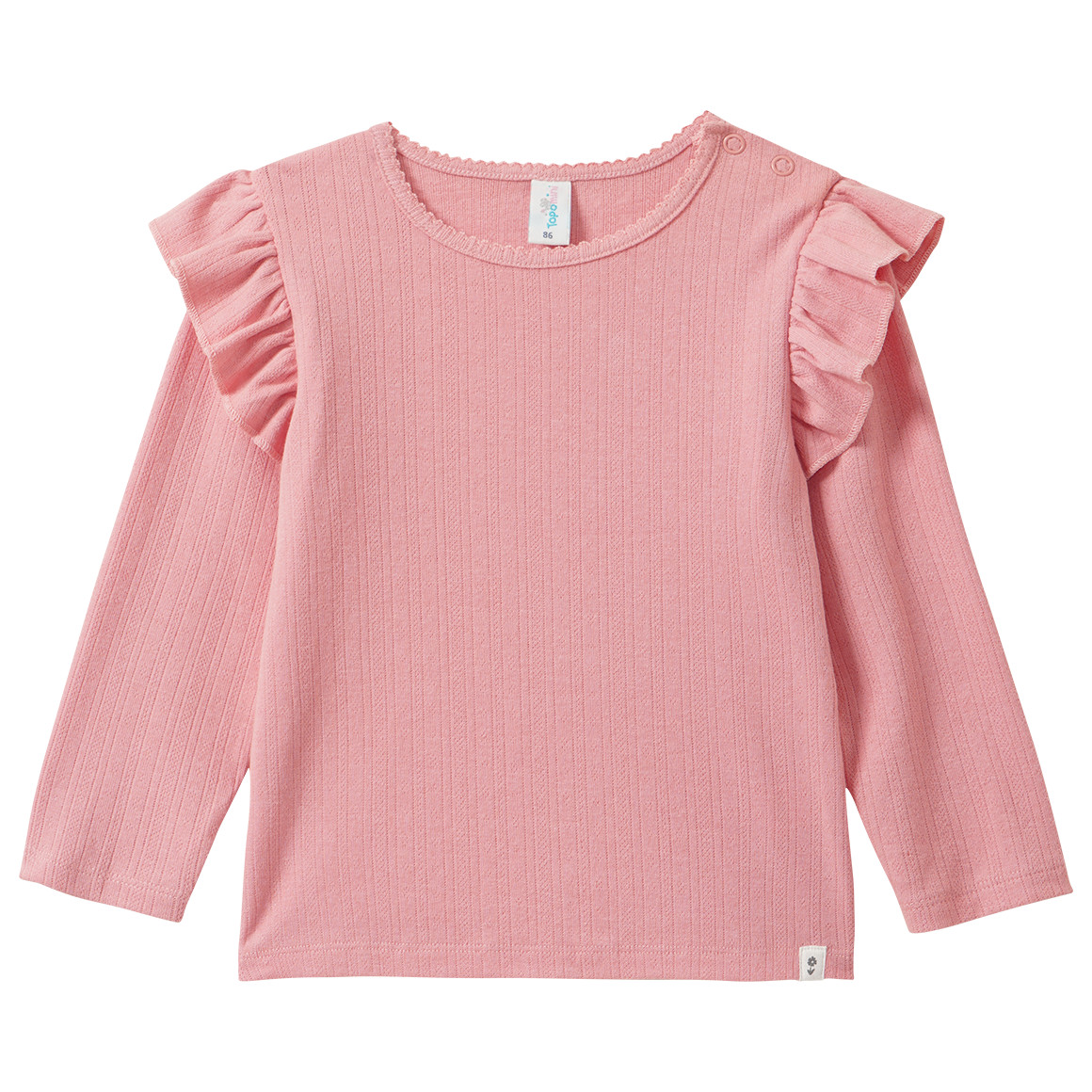 Baby Langarmshirt mit Volants von Topomini