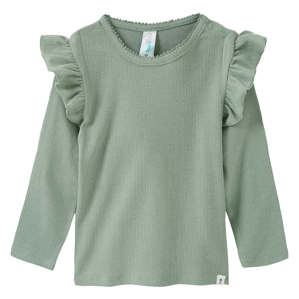 Baby Langarmshirt mit Volants von Topomini