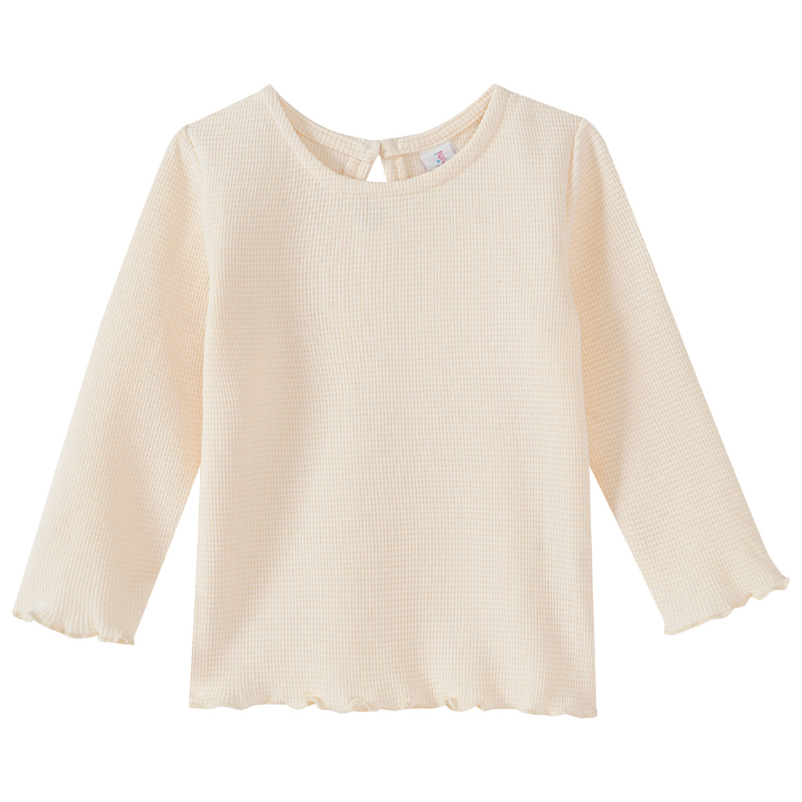 Baby Langarmshirt mit Waffel-Struktur Baby Langarmshirt mit Waffel-Struktur von Topomini