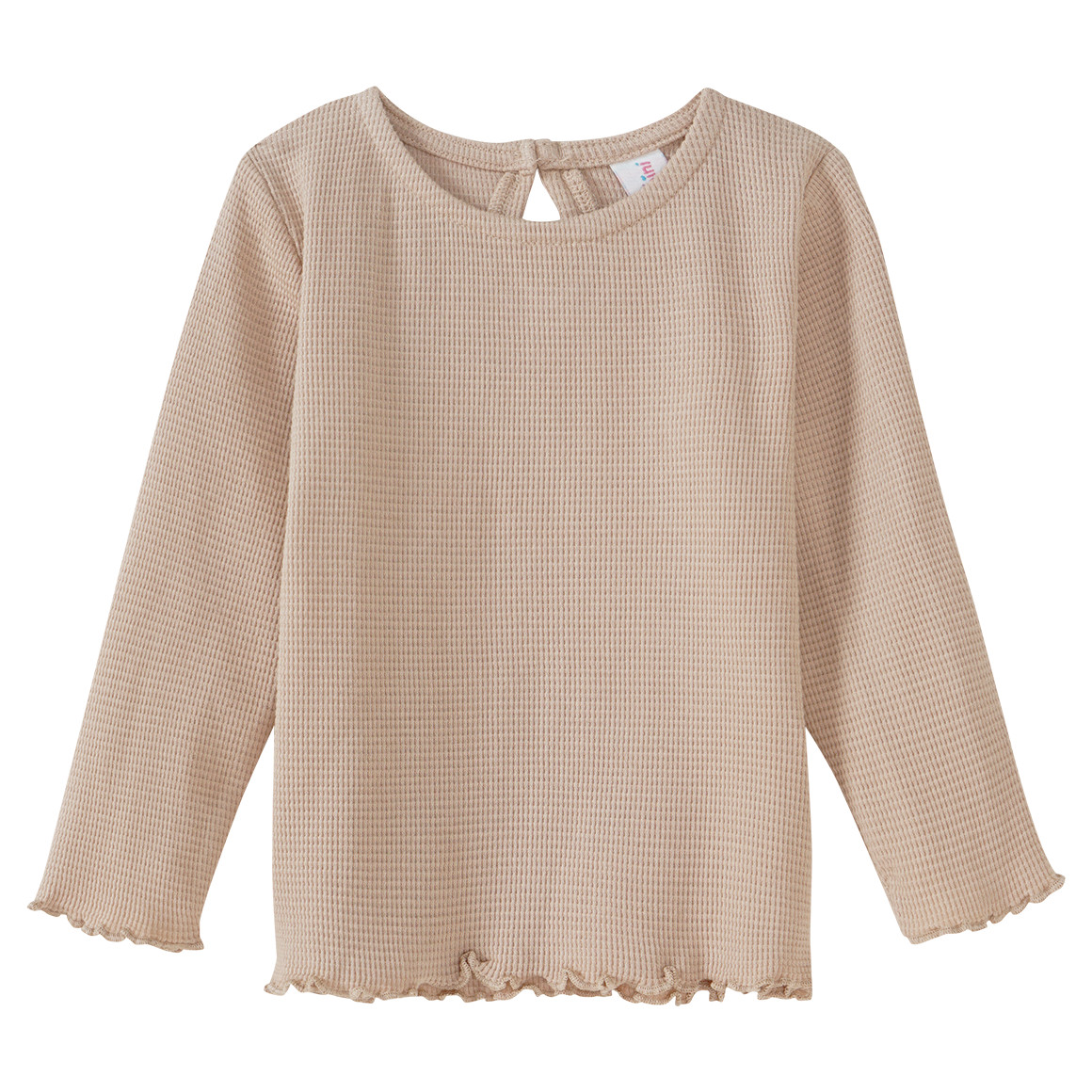Baby Langarmshirt mit Waffel-Struktur Baby Langarmshirt mit Waffel-Struktur von Topomini