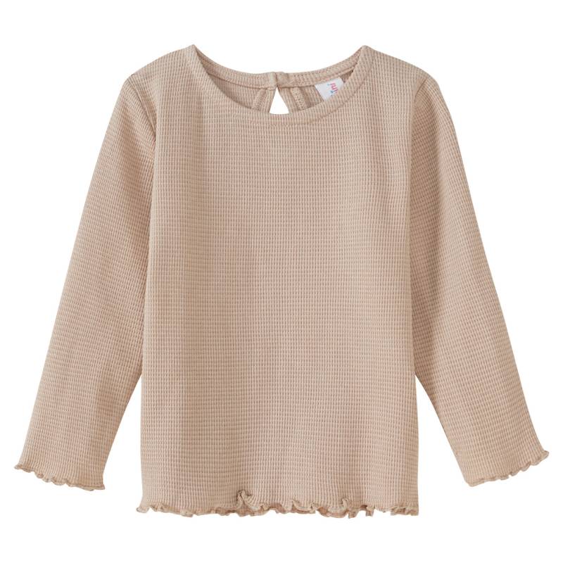 Baby Langarmshirt mit Waffel-Struktur von Topomini